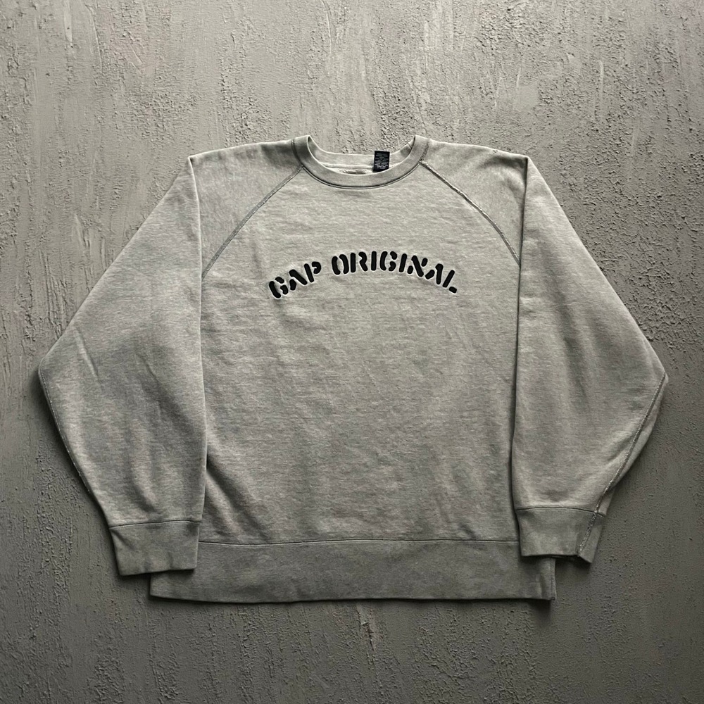 Vintage Gap Sweatshirt Mens Extra Large Grey 90s